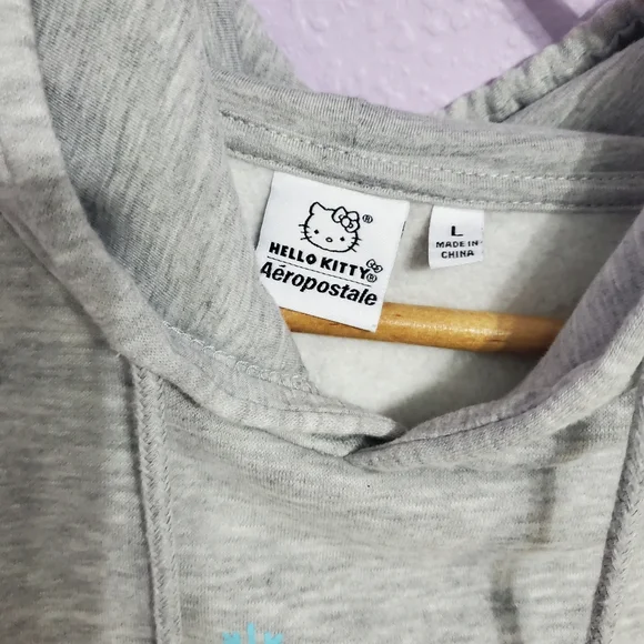 Aeropostale Gray Hello Kitty Hoodie LG To XXL - Picture 7 of 7